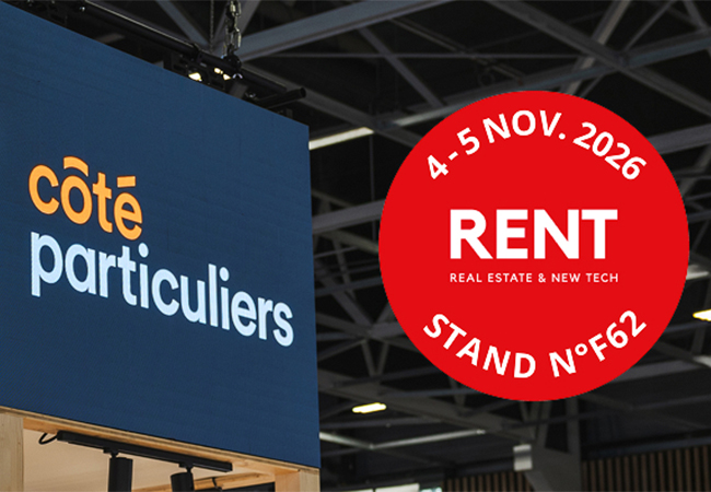 Actualité Côté Particuliers : Retrouvez-nous au salon RENT !